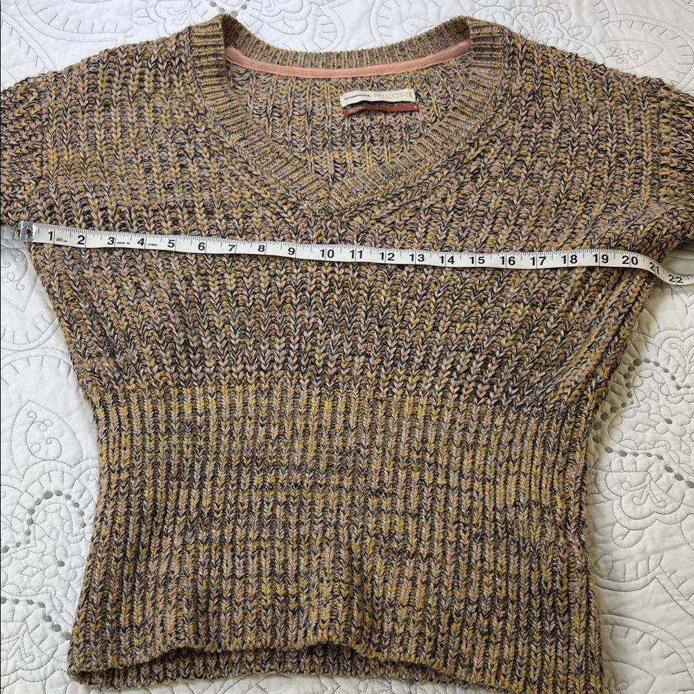 Anthropologie Pilcro Tapered Knit V-Neck Sweater - Women’s Long Sleeve Top - Picture 7 of 9
